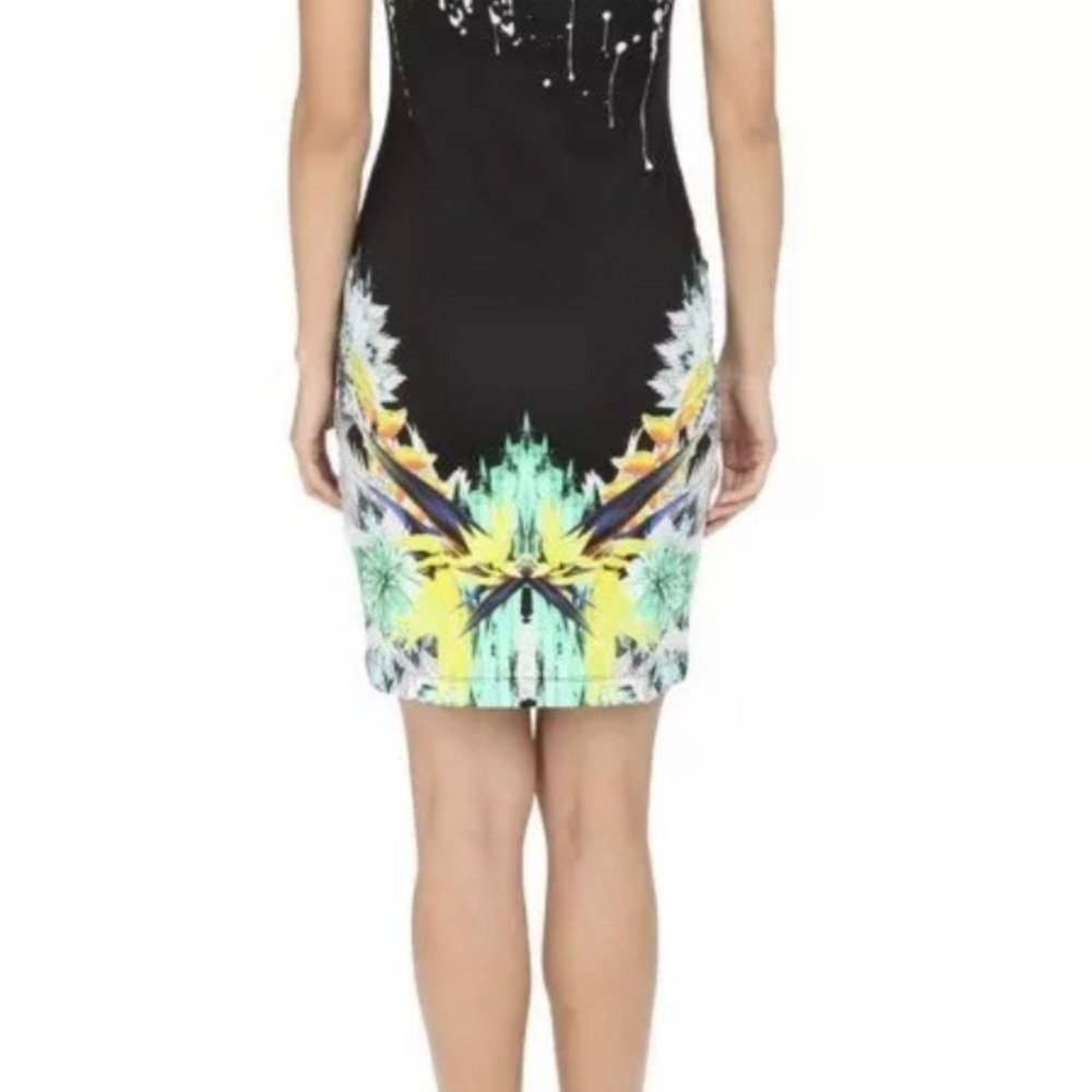 Just Cavalli Fitted Jersey Tank Dress Leo Giraffe - Picture 4 of 5
